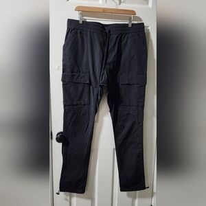 Pacsun Men's Black Cargo Pants. Size: XL